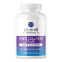 DR. EMIL NUTRITION Multi Collagen Peptides Plus Biotina y Vitamina D TENIDO Biotina &amp; Suplementos colágeno TENIDO Skin &amp; Nails ANTE Biotin Pills Hair Growth TENIDO 60 Servings