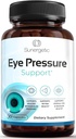 Suplemento de soporte de presión de ojos Sunergetic Premium - Suplemento de presión de ojos con Saffron, Lutein, Zeaxanthin, Bilberry & Pine Bark - Asistencia Salud Ocular &amp; Visión general - 30 Con