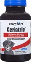 COMFORT Geriatric Supplement for Dogs, 100 Count, Contiene MSM, Superoxide Dismutase, Ester-C, 19 Vitaminas y Minerales " 18 Aminoácidos, Made in The USA