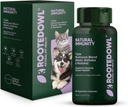 Inmunidad natural arraigada - Cat and Dog Immune Support - Triple Mushroom Suplemento para perros " Cats with Reishi, Shiitake and Maitake Mushrooms - 60/ct Vegan Capsules