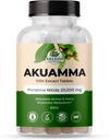 Increíbles Botánicos Akuamma Extract Tablets – 200 mg 100X Extracto 20,000mg TENIDO Focus and Clarity – Boosts Mood, Reslieves Stress, Promueve la calma (60 Cuenta)