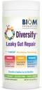 Diversify® Total Gut Health Human Milk Oligosaccharides con prebióticos + Starch resistente. Fórmula Probiótica de Precisión para ayudar con Leaky Gut. Vegan, No Gluten-Free (1 Unidad)