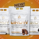 Core Nutritionals Grow Mass Gainer ← Whole Food Carb Blend + Protein Blend ← Maltodextrin Free ← 880 Calories, 50g Protein ← 10 libras (Vanilla Milkshake)