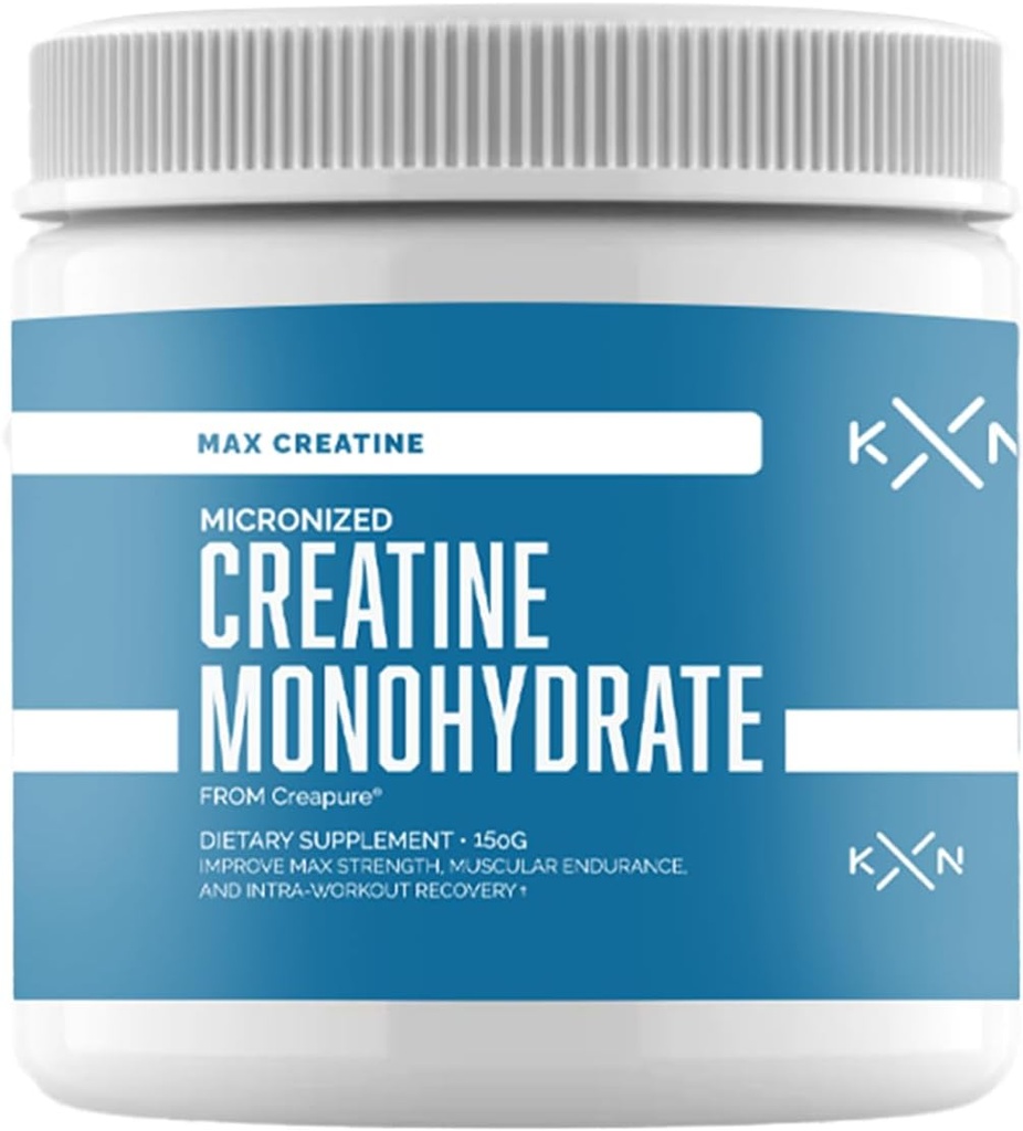 KompleX Nutrition Max Creatine Monohydrate de Creapture (30 Servings) - Maximizar rendimiento, energía mejorada, apoyo muscular, cerebro