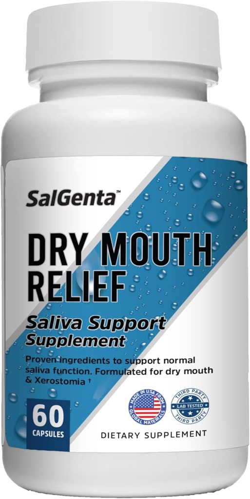 Dry Mouth Relief Saliva Support Supplement