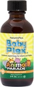 NaturesPlus Animal Parade Baby Plex, Natural Orange Flavor - 2 fl oz, Pack of 2 - Liquid Multivitamin for Infants &amp; Toddlers - Sugar Free, Gluten Free - 120 Total Servings