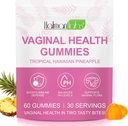 Gaviotas de equilibrio femenino Premium, Probióticos vaginales vitales Fuente Feminine Gummies, Gummies probióticos para mujeres prenatales y postnatales - Probióticos para la digestión, equilibrio de pH, salud de Gut, apoyo inmunológico
