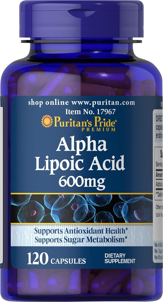 Pride Alpha Lipoic Acid 600 Mg, 120 Conde