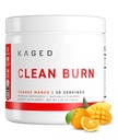 Kaged Clean Burn Powder ← Orange Mango ← Thermogenic Weight Management ← Metabolism Boost ← Caffeine Orgánica, Apple Cider Vinegar ← Suplementos para Hombres &amp; Mujeres