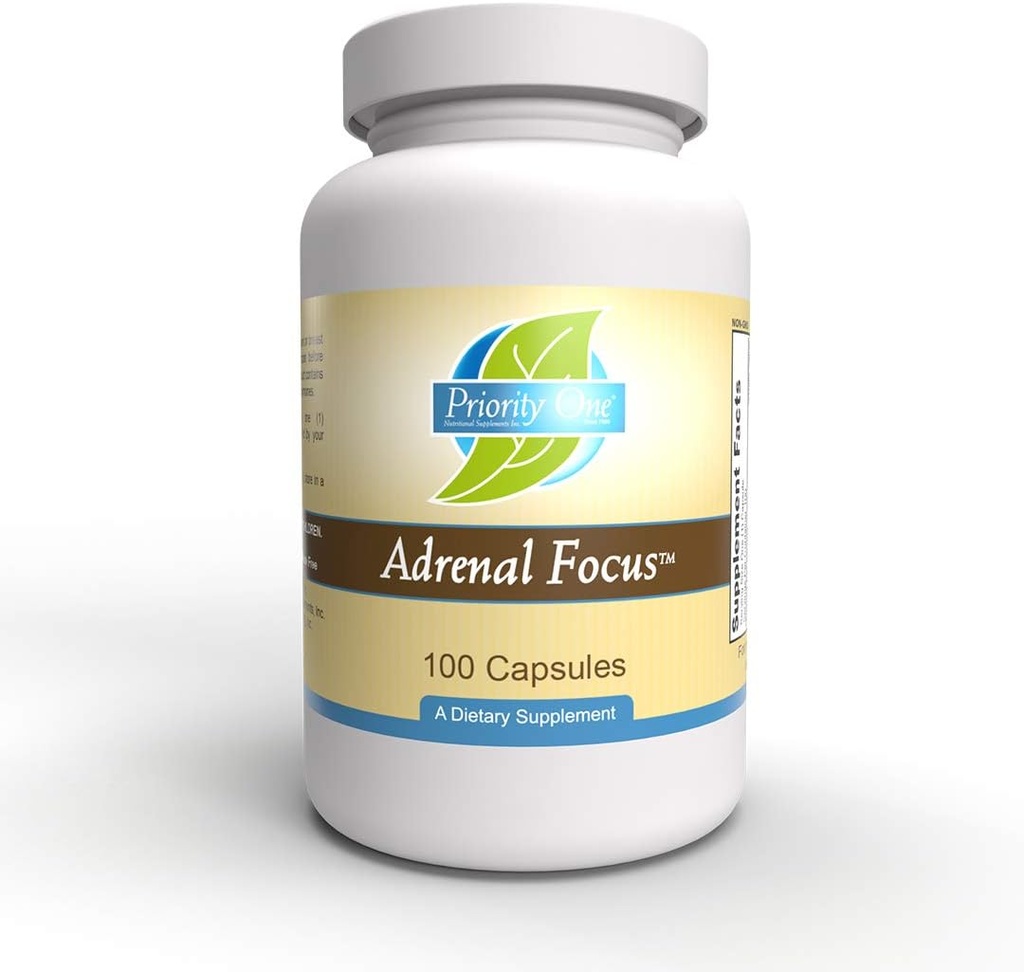 Prioridad Uno Vitaminas Adrenal Focus 100 Capsules Soporte Adrenal