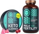 WILD FUEL Male Fertility Suplemento y Keto Gummies Health and Energy Bundle