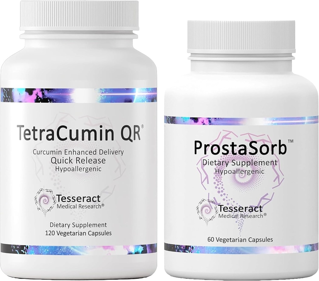 Avanzado Prostrate y Reparación Bundle, Turmeric Curcumin Joint Support Suplemento & Saw Palmetto Prostate Suplemento para Hombres