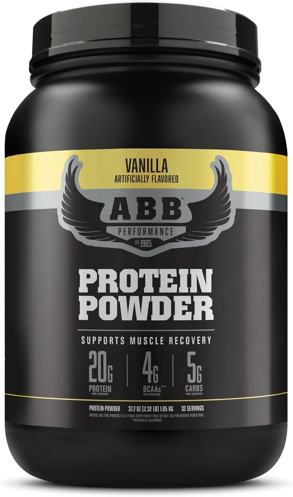American Body Building (ABB Pure Protein Powder, Vainilla, 33 Servings