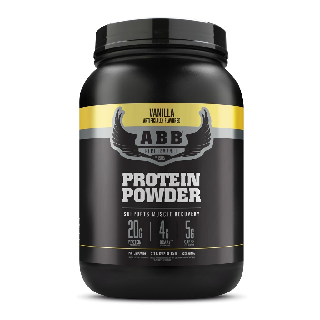American Body Building (ABB Pure Protein Powder, Vainilla, 33 Servings