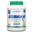 ALLMAX ISONATURAL Whey Protein Isolate, Unflavored - 5 lb - 27 Gramos de Protein Por Scoop - Zero Fat & Sugar - 99% Lactose Gratis - con Prebióticos - Sin Sabores Artificiales - Aprox. 78 Servimientos