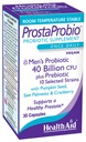 Probiótico diario de los hombres ProstaProbio – 10 Strains con prebiótico, semilla de calabaza, Saw Palmetto & Cranberry ← 30 cápsulas vegetarianas una vez al día para el apoyo a la prostata y bienestar urinario