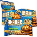 Anabar Protein Bar, The Protein-Packed Candy Bar, Amazing Tasting Protein Bar, No Sugar Alcoholes, High Protein, Amazingly Delicious (12 Bares, Milk Chocolate Monster Cookie Crunch)