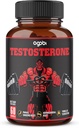 agobi Testosterona Suplemento para Hombre - 11 hierbas - Ashwagandha, Tribulus, Ginseng &amp; Más - 60 cápsulas para 1 mes