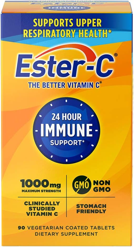 Ester-C Vitamina C, 1.000 mg, 90 tabletas caladas