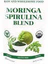 Chérie Sweet Heart Organic Moringa " Spirulina Superfood Blend, 6 oz – USDA Organic, Non-GMO, Vegan, Gluten-Free Supergreens Powder for Energy, Detox " Daily Wellness