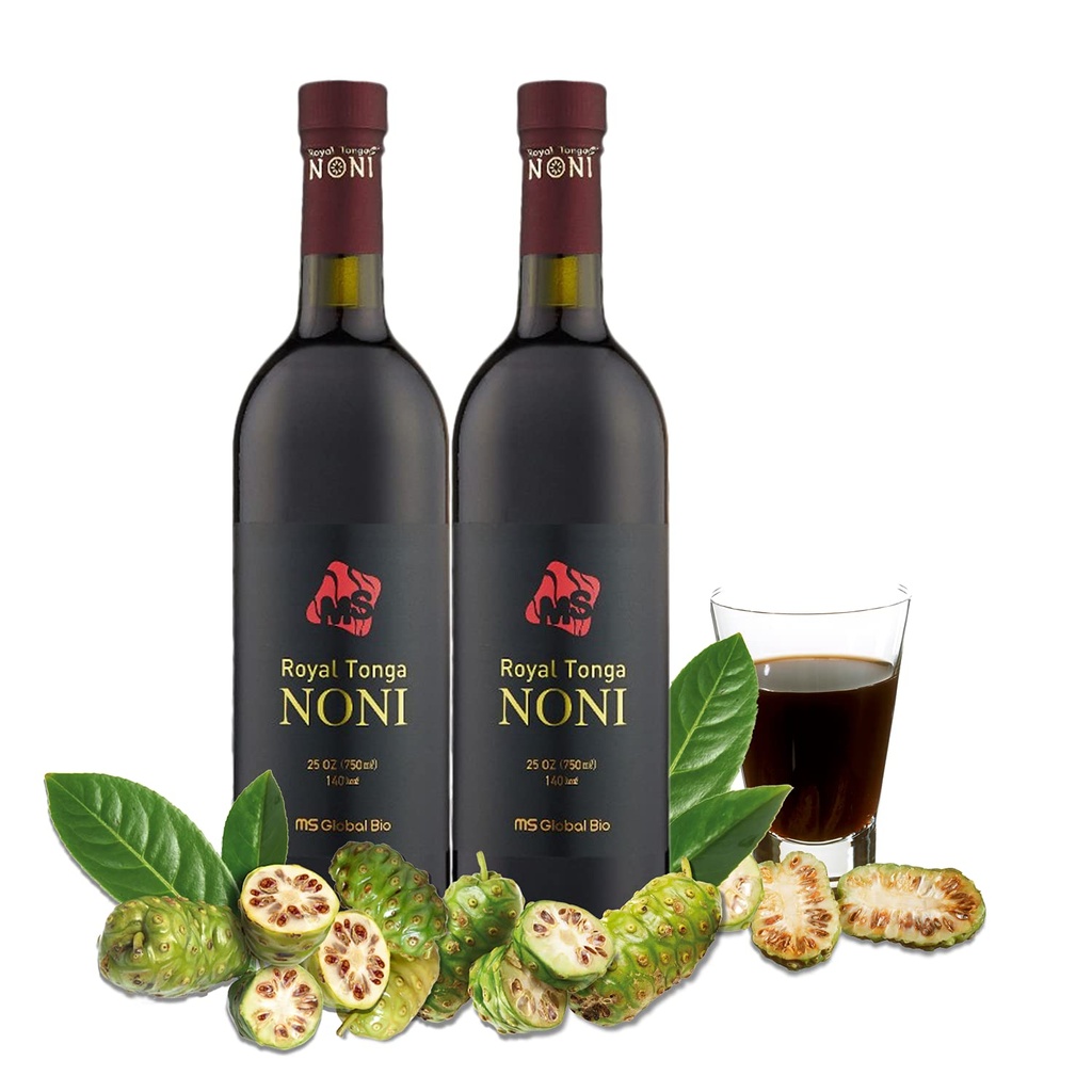 Royal Tonga Noni - 100% Authentic NONI Juice(2PK Case), 25oz Botellas Silencio Noni Juice Silencio Nonie Juice Silencio Noni Bebida ← Nona Juice ← Jugo de Noni Silencio Noni Fruit ← Real Noni