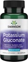 Swanson Potasio (Gluconate) 99 Milligrams 100 Capsules