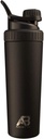 AeroBottle Cryo Shaker Cup, Acero Insonorizado Botella de Agua y Proteína Shaker, Mezcla Proteína y Pre Workout Con Tecnología de Mezcla Turbulenta, Sin bola de Blending o Wisk, 26oz, Negro Hielo