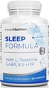 Herbal Nutrición Apoyo al sueño Suplemento Sleep Formula es un suplemento de sueño multi-ingrediente con Melatonina, GABA, L-Theanine, y más, Sleep Like You are on Cloud 9! Una botella de 60 pies