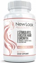 New Look Hair Growth Support Vitamins for Women and Men ← Clinical Strength Supplement for Hair Loss ← Soportes Thicker, Fuller Hair with Biotin - 60 cápsulas