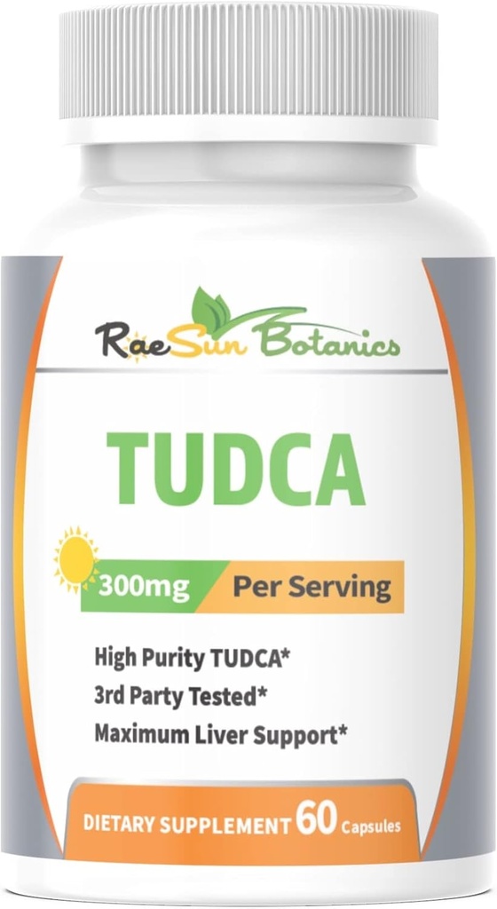 TUDCA (Acido Tauroursodeoxycholic), 60 cápsulas 300mg Servir Premium Calidad 3er partido testado Maximum Liver Support