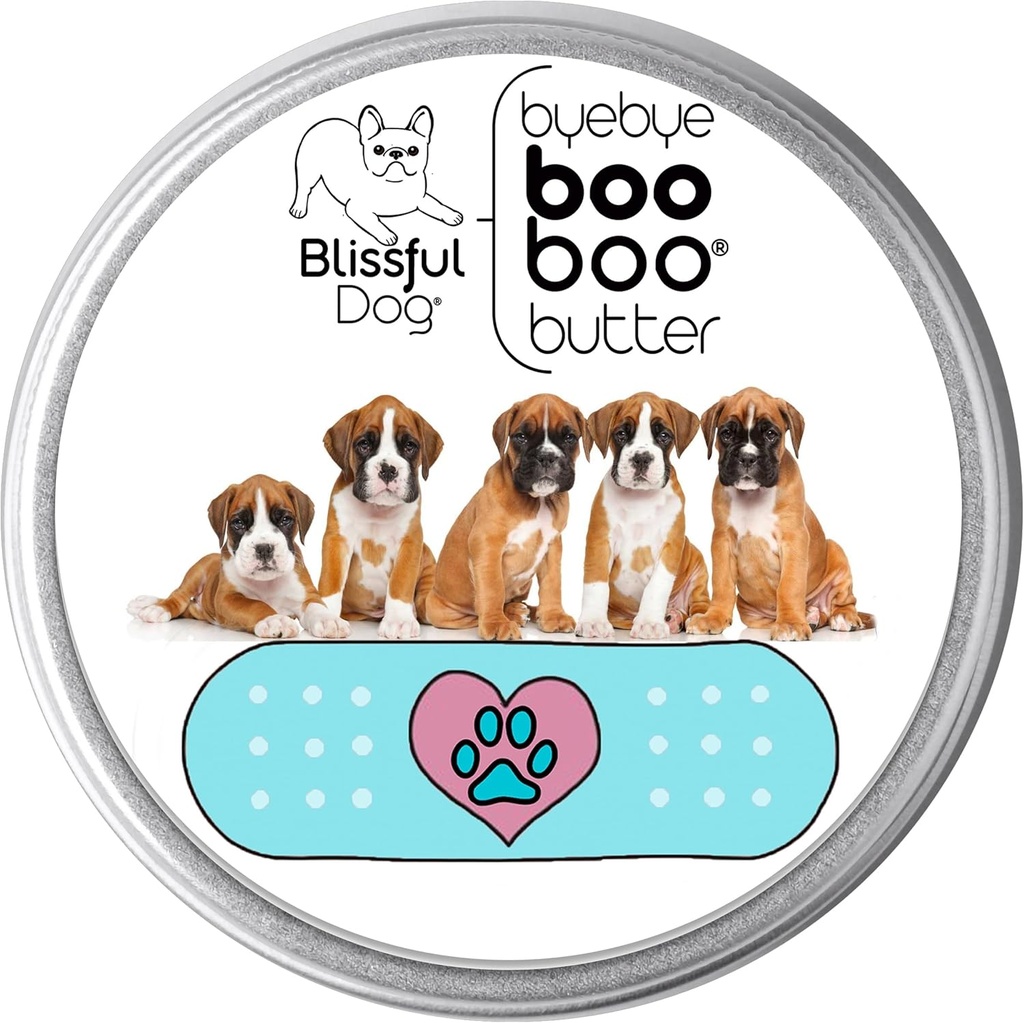 El perro feliz 1 oz TIN Boxer Booboo Butter