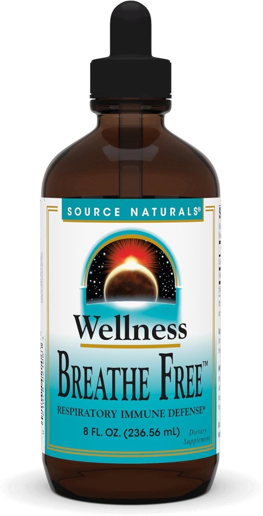 Source Naturals Wellness Breathe Free Respiratory Immune Defense* - 8 Fluid oz