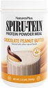 NaturesPlus SPIRU-TEIN, Chocolate Peanut Butter - 2.3 lbs, Pack of 2 - Plant-Based Protein Powder - Vegetarian, Gluten Gratis - 68 Total Servings