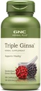 GNC Herbal Plus Triple Ginsa Suplemento, apoya la vitalidad, 100 servicios