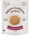 Tradiciones Orgánicas Amla Berry Powder, Powdered Amla Indian Gooseberry, Non-GMO Organic Powdered Fruit Superfood, 1lb Bag 16oz (454g)