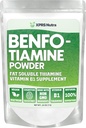 XPRS Nutra Benfotiamine Powder (Thiamine) - Fat Soluble Happy Heart Thiamine Supplement - Advanced Vitamin B1 Benfotiamine for a Cognitive Boost - Vegan Friendly Benfotamine Powder (.25 Ounce)