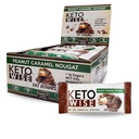Keto Wise Fat Bombs - Hecho con chocolate que contiene aceite MCT - Bajo grasa, bajo carbohidrato y Keto Friendly Snack - 7g Fat, 2g Net Carbs ← Peanut Caramel Nougat, Pack de 16