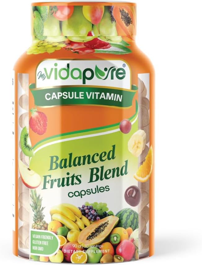 MYVIDAPURE Balanced Fruits Blends – Whole Natural Food – Superfood! – Non-GMO – Vegan Friendly