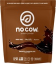 Sin vaca Powder de proteína vegana, Chocolate, 20g Proteína con base vegetal, bolsa reciclable, libre de lácteos, soy libre, sin azúcar añadido, Keto Friendly, sin gluten, naturalmente endulzado, no GMO, Kosher, 1,74 libras