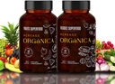 Fruits and Vegetables Supplements | Whole Foods Energy Supplements with 36 Fruit & Vegetable Blend Superfood | Essential Vitamins and Minerals | 90 Fruit & 90 Veggie Capsules
