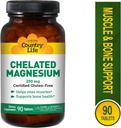País Vida Chelated Magnesio 250 mg, 90 Tabletas