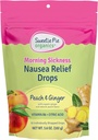 Sweetie Pie Organics Pregnancy Nausea Relief Drops, Soothe First Trimester Morning Sickness, Peach & Ginger Flavor, 30 Count