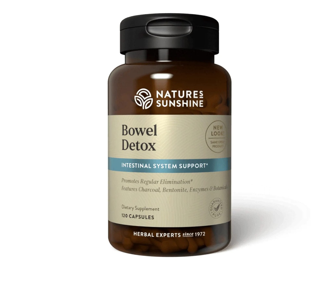 Sunshine Bowel Detox, 120 Capsules ← Colon Cleanse Detox Suplemento para promover la eliminación regular y la limpieza del sistema digestivo