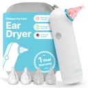 Dridora de oídos + caso Silencio EE.UU. Silencio 1 Año Garantía ← Recargable Ear Water Drying Aid with Red Light Therapy Delivers Gentle Warm Air to the Ear to Combat Annoying Swimmers Ear Infections as a Ear Fluid Remover
