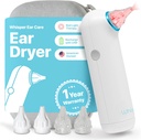Dridora de oídos + caso Silencio EE.UU. Silencio 1 Año Garantía ← Recargable Ear Water Drying Aid with Red Light Therapy Delivers Gentle Warm Air to the Ear to Combat Annoying Swimmers Ear Infections as a Ear Fluid Remover