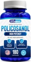 Nos gusta Vitaminas Policosanol 25mg - 180 Capsules - Policosanol Suplemento Hecho de caña natural de azúcar - No GMO y sin gluten
