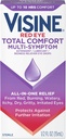 Visine Multi-Symptom Eye Drops - Astringent, Lubricant & Redness Reliever for Irritated, Dry, Red Eyes - 0.5 fl. oz