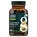 Gaia Herbs Lion's Mane Mushroom - Brain &amp; Nerve Health Support* - 120 Vegan Capsules (120-Day Supply)
