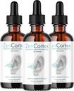 LIVORKA ZenCortex Drops, Suplemento líquido para la salud del oído, soporta el oído saludable - 3 Botellas (90 Day Supply) - Pack de 3