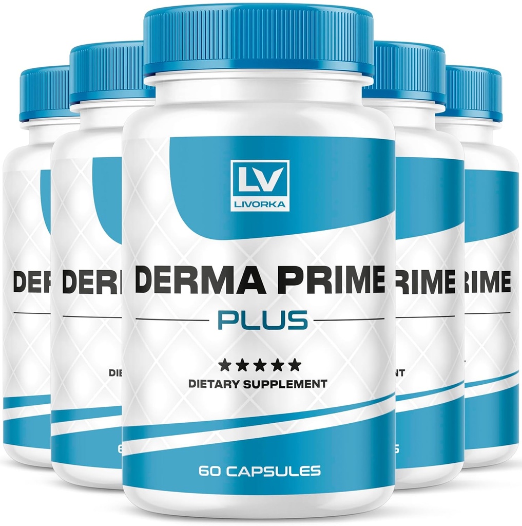 (5 Pack) Derma Prime Plus Capsules, Derma Prime Plus, Derma Prime Plus Sweet Relief, Derma Prime, Derma Primer, Dermaprime Plus, 300 cápsulas durante 5 meses